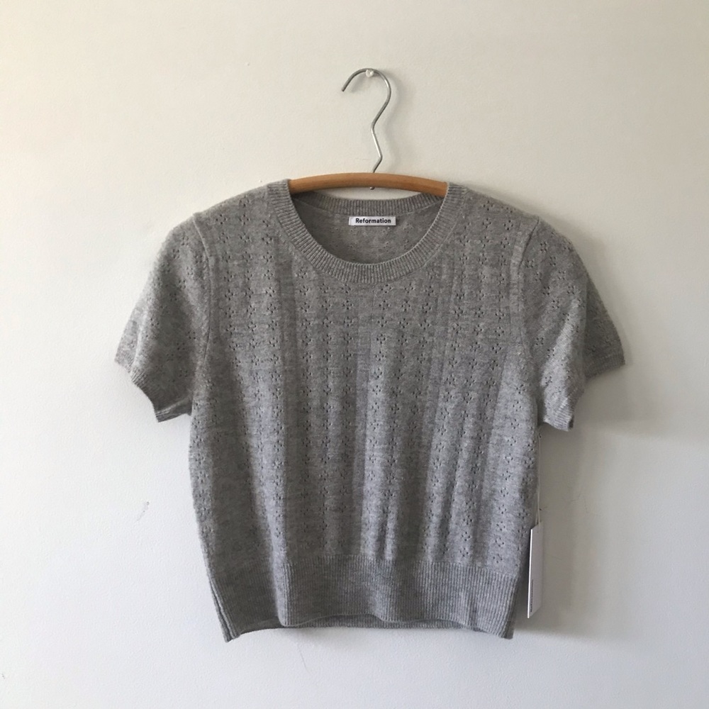 Reformation Villa Two Piece Cashmere Set Sz M - Picture 2 of 5